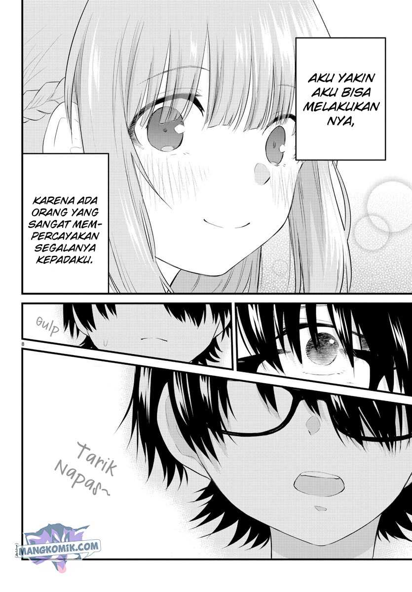 Koe ga dasenai Shoujo wa “Kanojo ga Yasashisugiru” to Omotte iru Chapter 55 Gambar 11