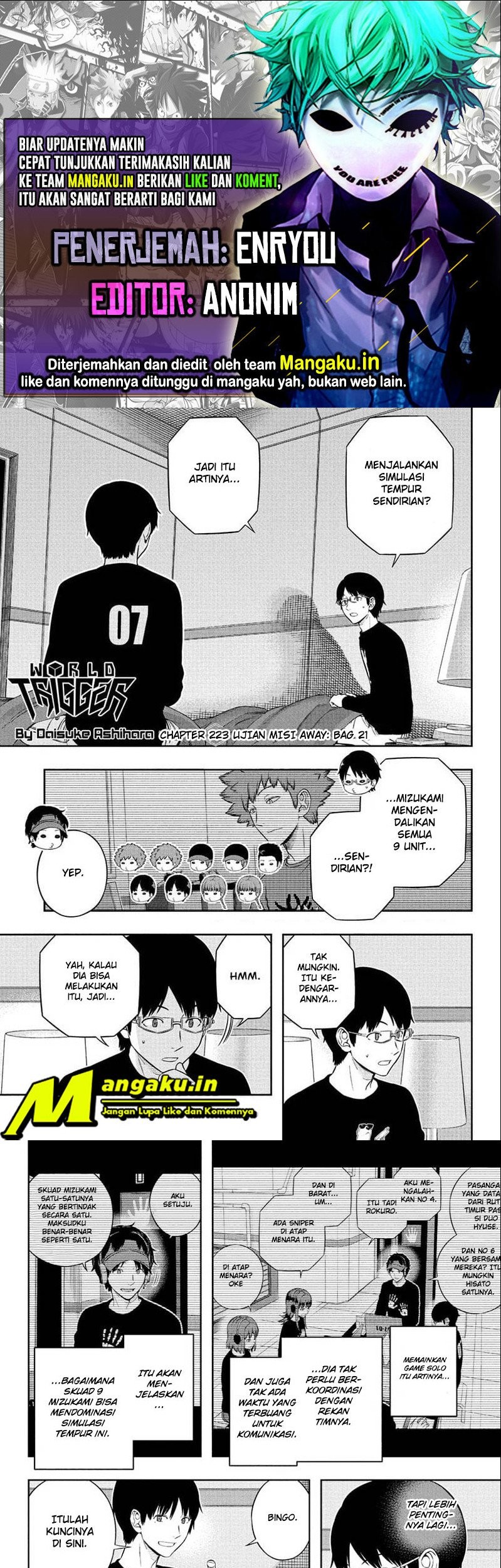 Baca Komik World Trigger Chapter 223 Gambar 1