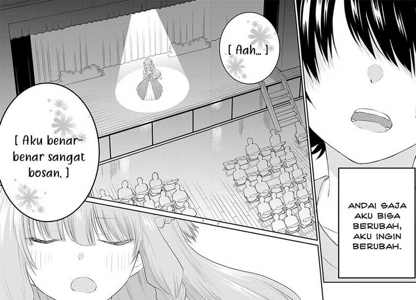 Koe ga dasenai Shoujo wa “Kanojo ga Yasashisugiru” to Omotte iru Chapter 56 Gambar 4