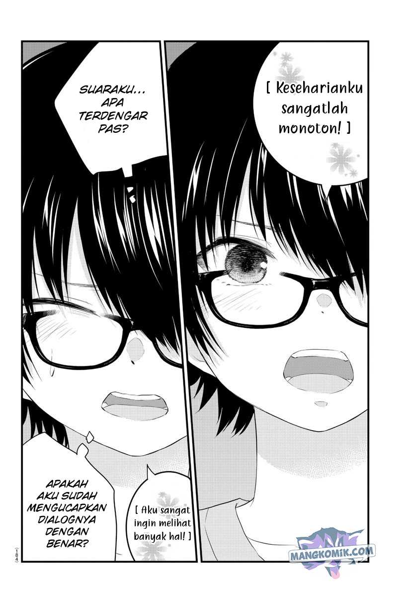 Koe ga dasenai Shoujo wa “Kanojo ga Yasashisugiru” to Omotte iru Chapter 56 Gambar 5