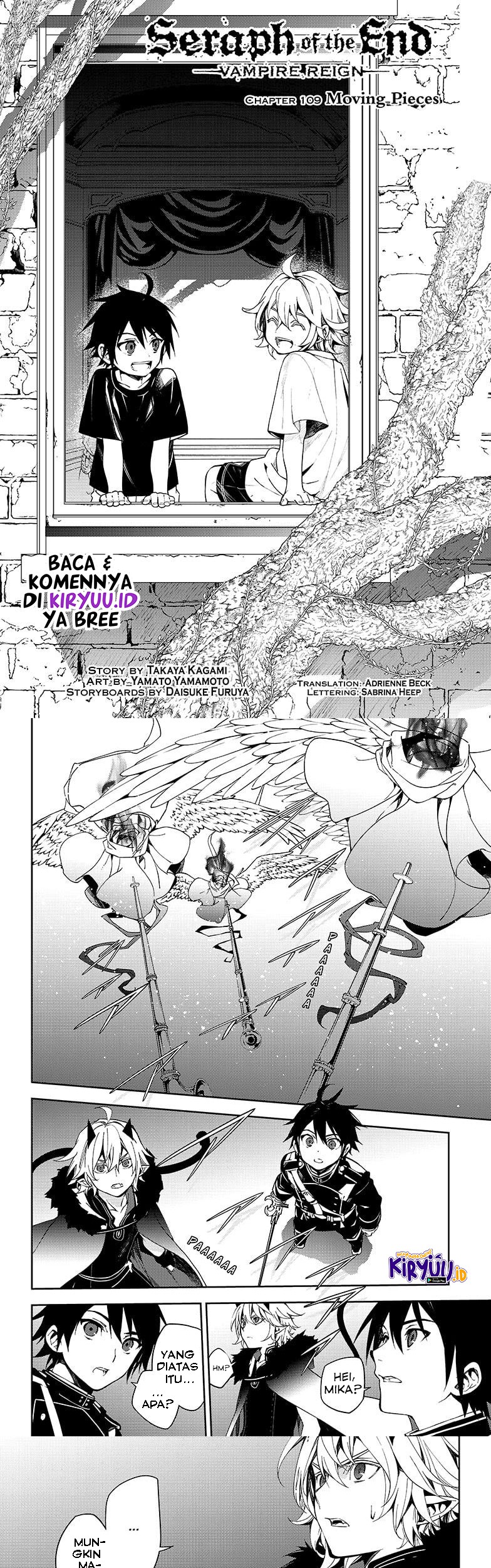 Komik Owari no Seraph - Chapter Chapter 109 - Halaman 2