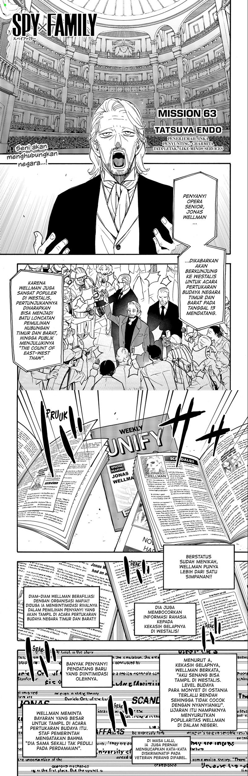 Baca Komik Spy X Family Chapter 63 Gambar 1