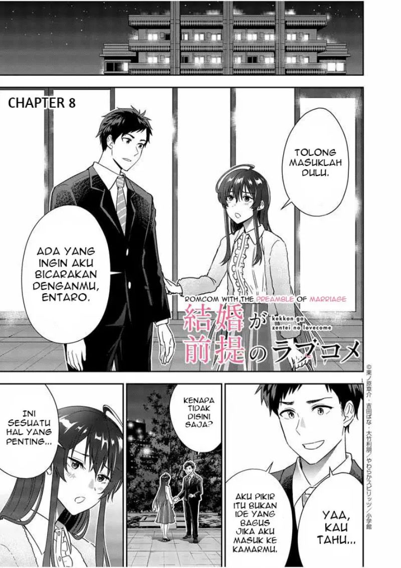 Baca Manga Kekkon ga Zentei no Love Comedy Chapter 08 Gambar 2