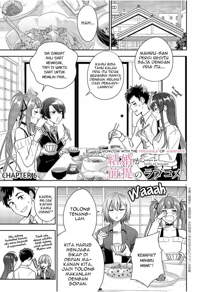Baca Manga Kekkon ga Zentei no Love Comedy Chapter 06 Gambar 2