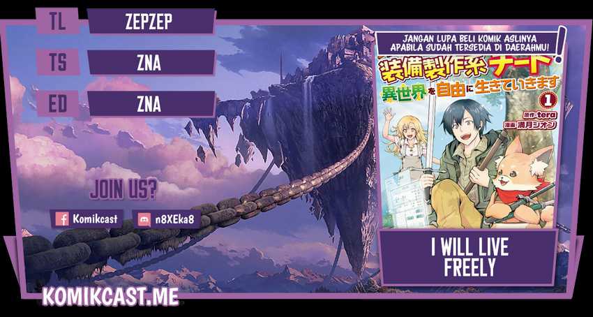 Baca Komik I will Live Freely in Another World with Equipment Manufacturing Cheat Chapter 18.2 Gambar 1