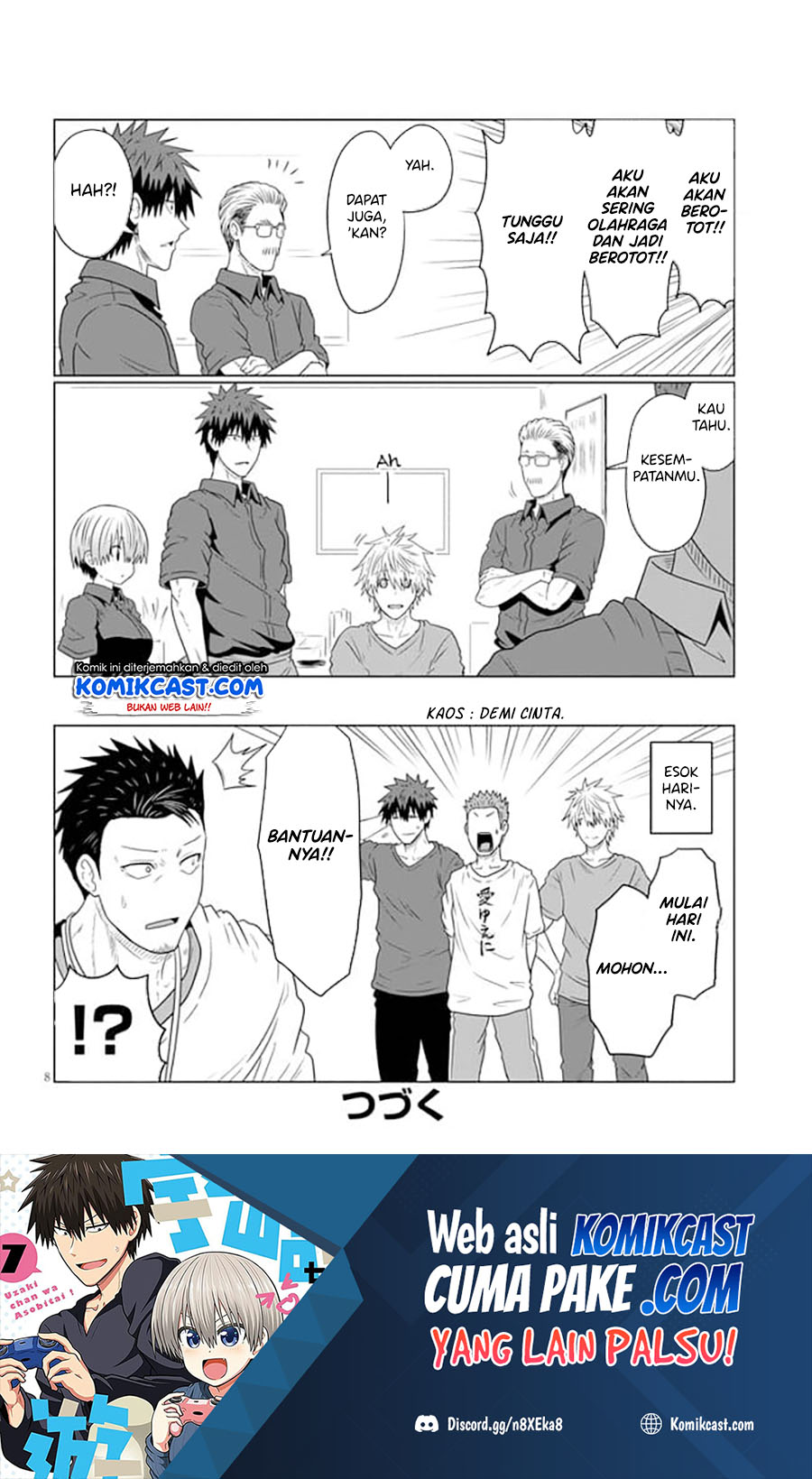 Uzaki-chan wa Asobitai! Chapter 80.2 Gambar 9