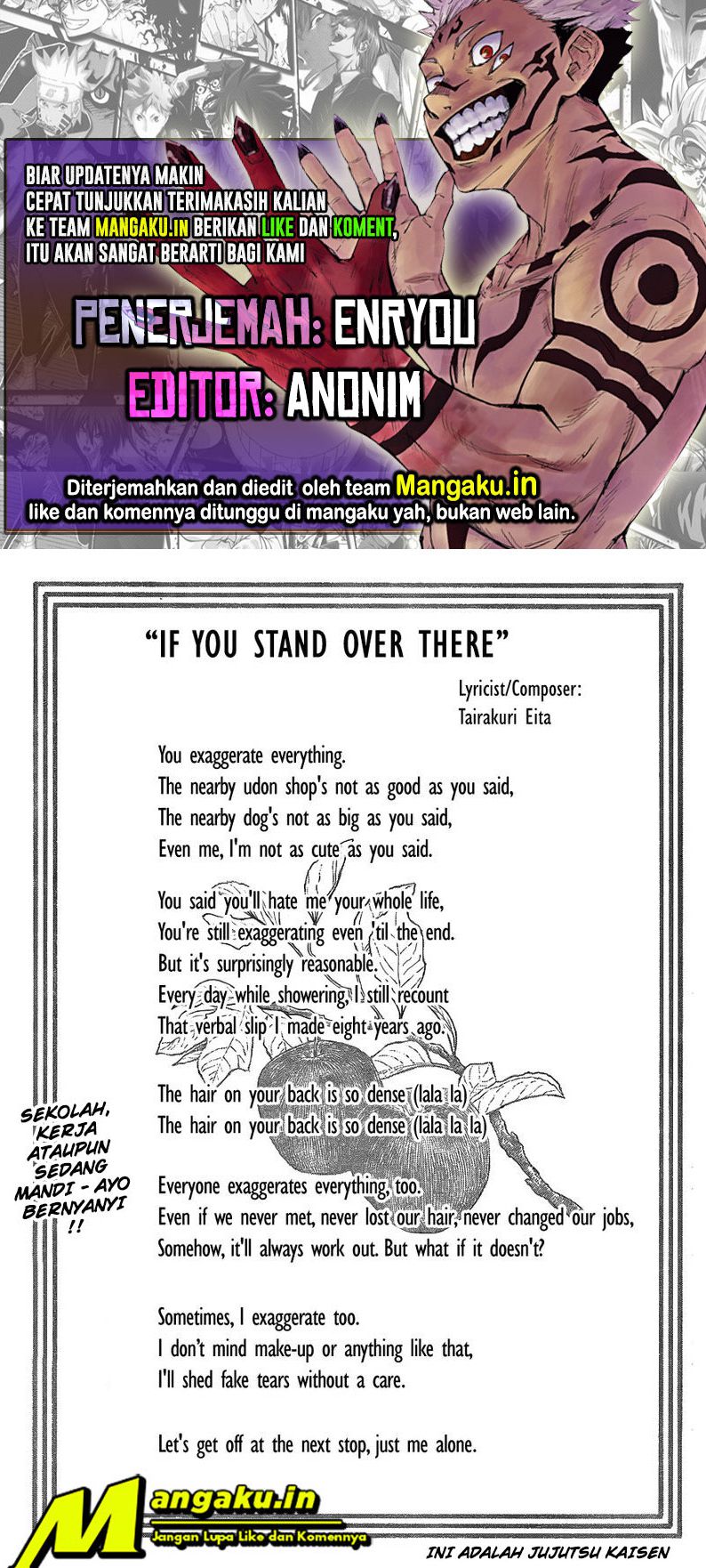 Baca Komik Jujutsu Kaisen Chapter 188 Gambar 1