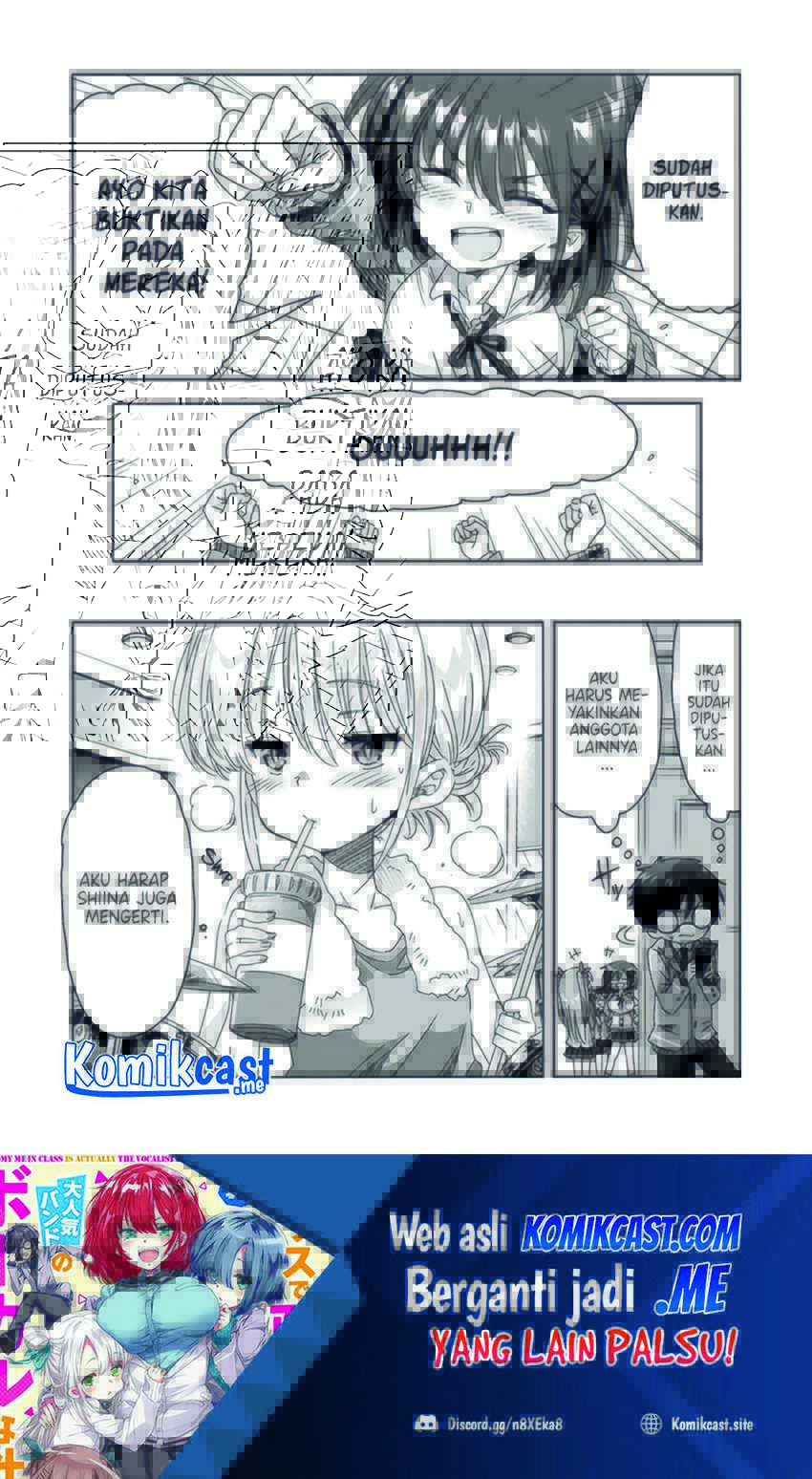 Class de Inkya no Ore ga Jitsu wa Daininki Band no Vocal na Ken Chapter 13 Gambar 17
