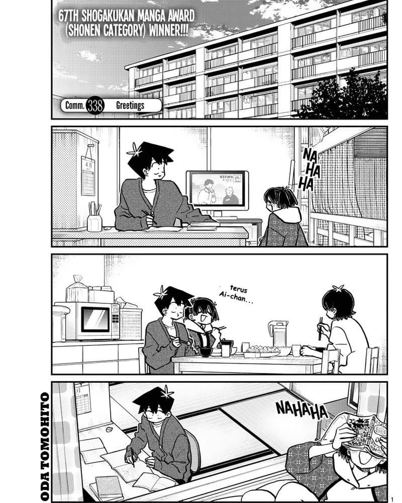 Baca Komik Komi-san wa Komyushou Desu Chapter 338 Gambar 1