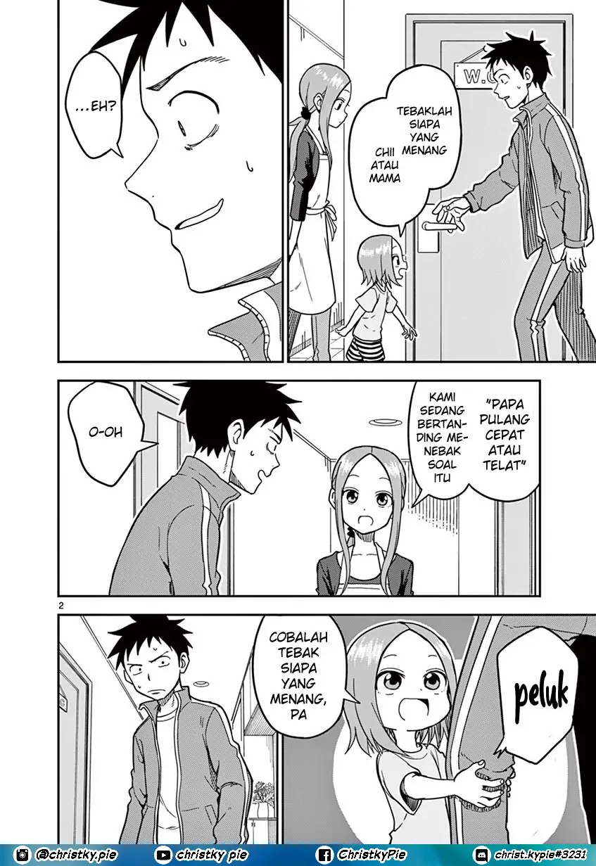 Baca Manga Karakai Jouzu no (Moto) Takagi-san Chapter 134 Gambar 2
