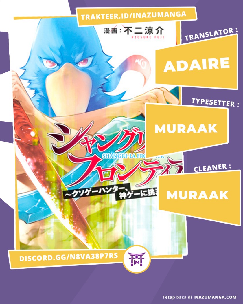 Baca Komik Shangri-La Frontier ~ Kusoge Hunter, Kamige ni Idoman to su~ Chapter 44 Gambar 1