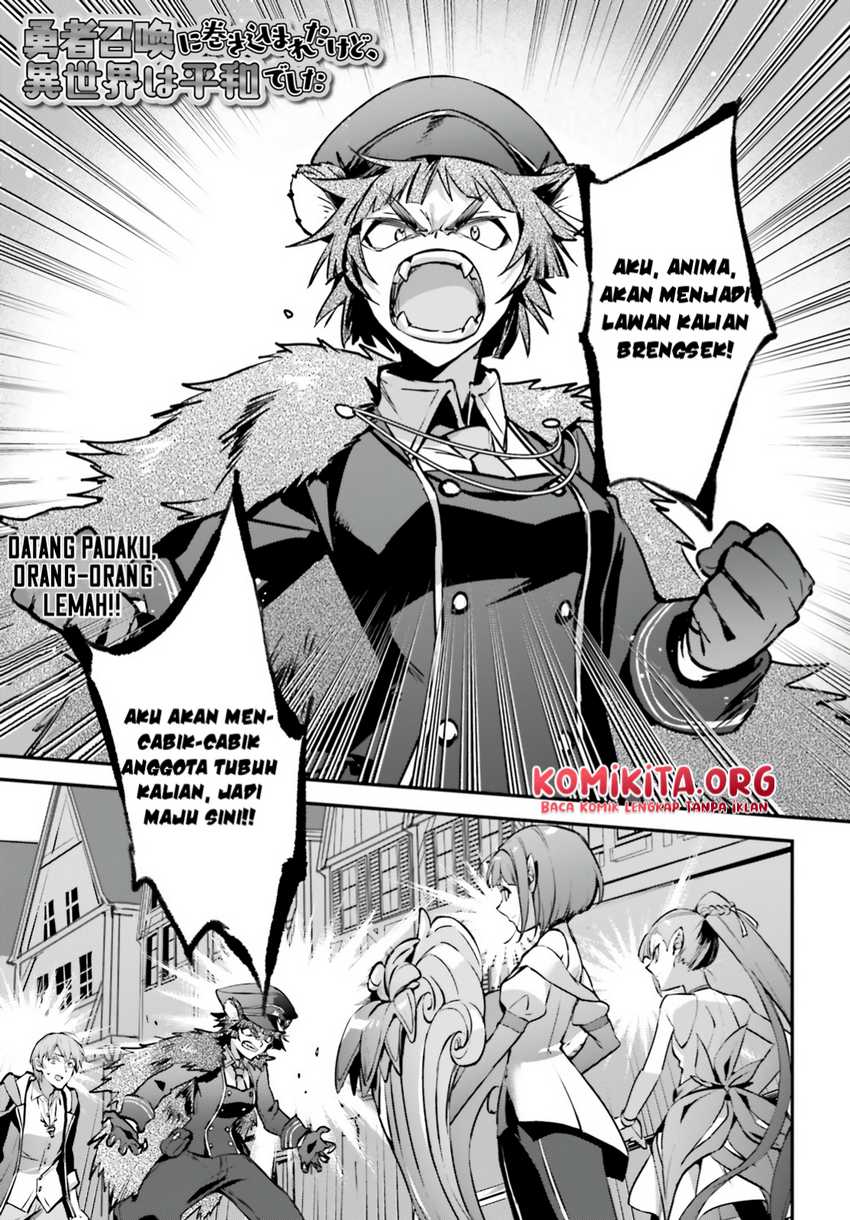 Manga Yuusha Shoukan ni Makikomareta kedo, Isekai wa Heiwa deshita Chapter 36 gambar nomor 2