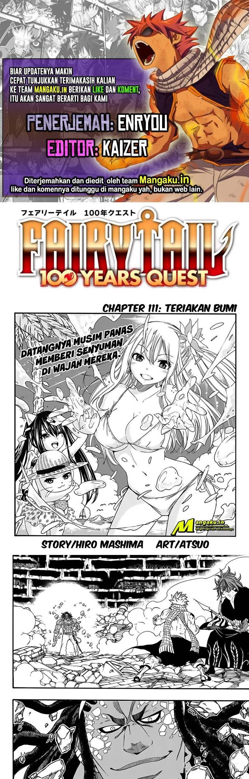 Baca Komik Fairy Tail: 100 Years Quest Chapter 111 Gambar 1