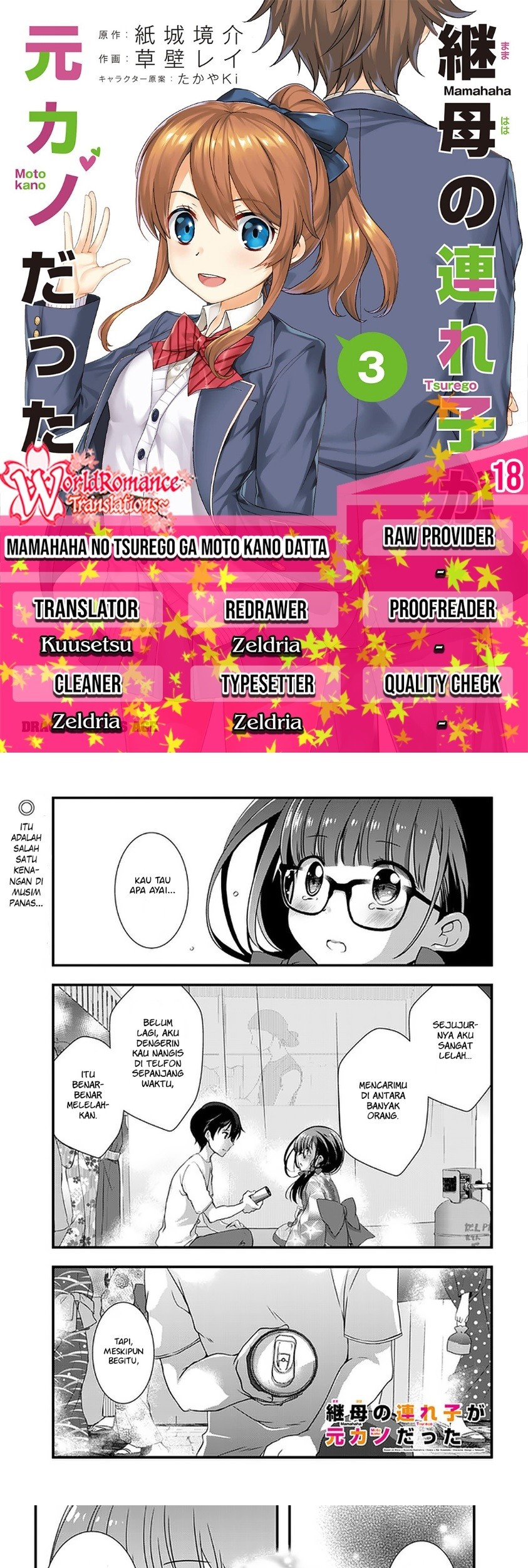 Baca Komik Mamahaha no Tsurego ga Moto Kanodatta Chapter 18 Gambar 1