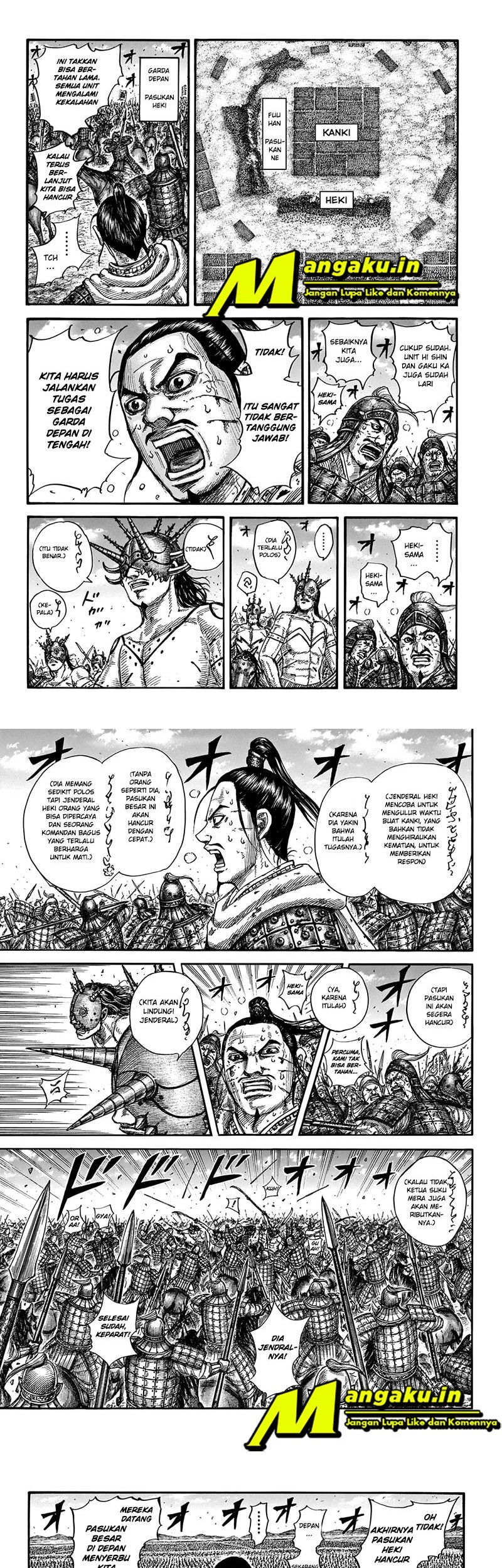 Kingdom Chapter 724 Gambar 3