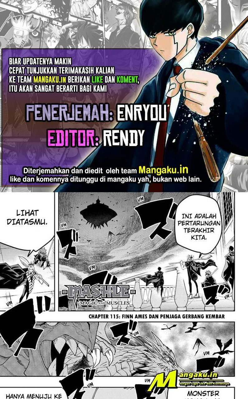 Baca Komik Mashle: Magic and Muscles Chapter 115 Gambar 1