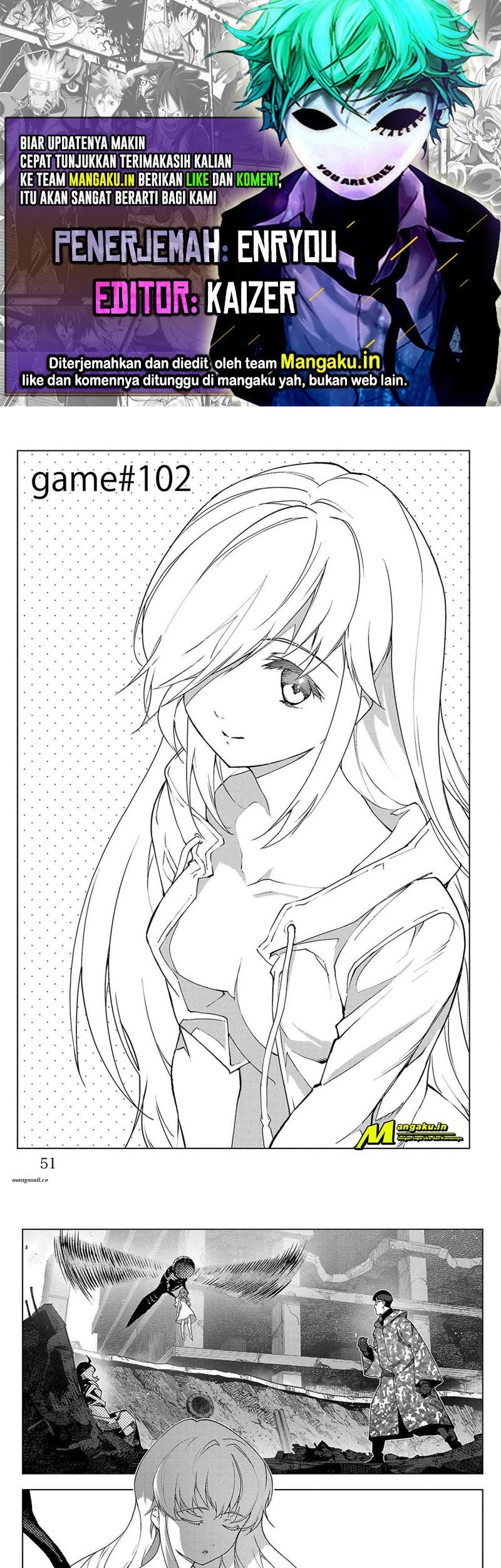 Komik Darwins Game Chapter 102.1 gambar nomor 1