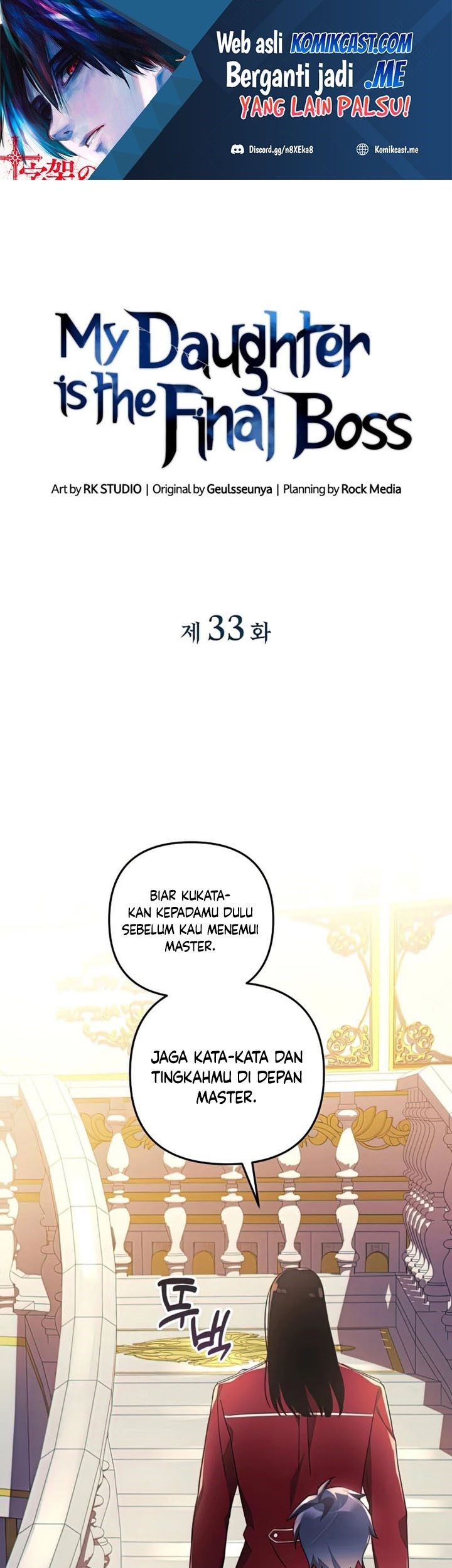 Baca Manhwa My Daughter is the Final Boss Chapter 33 Gambar 2