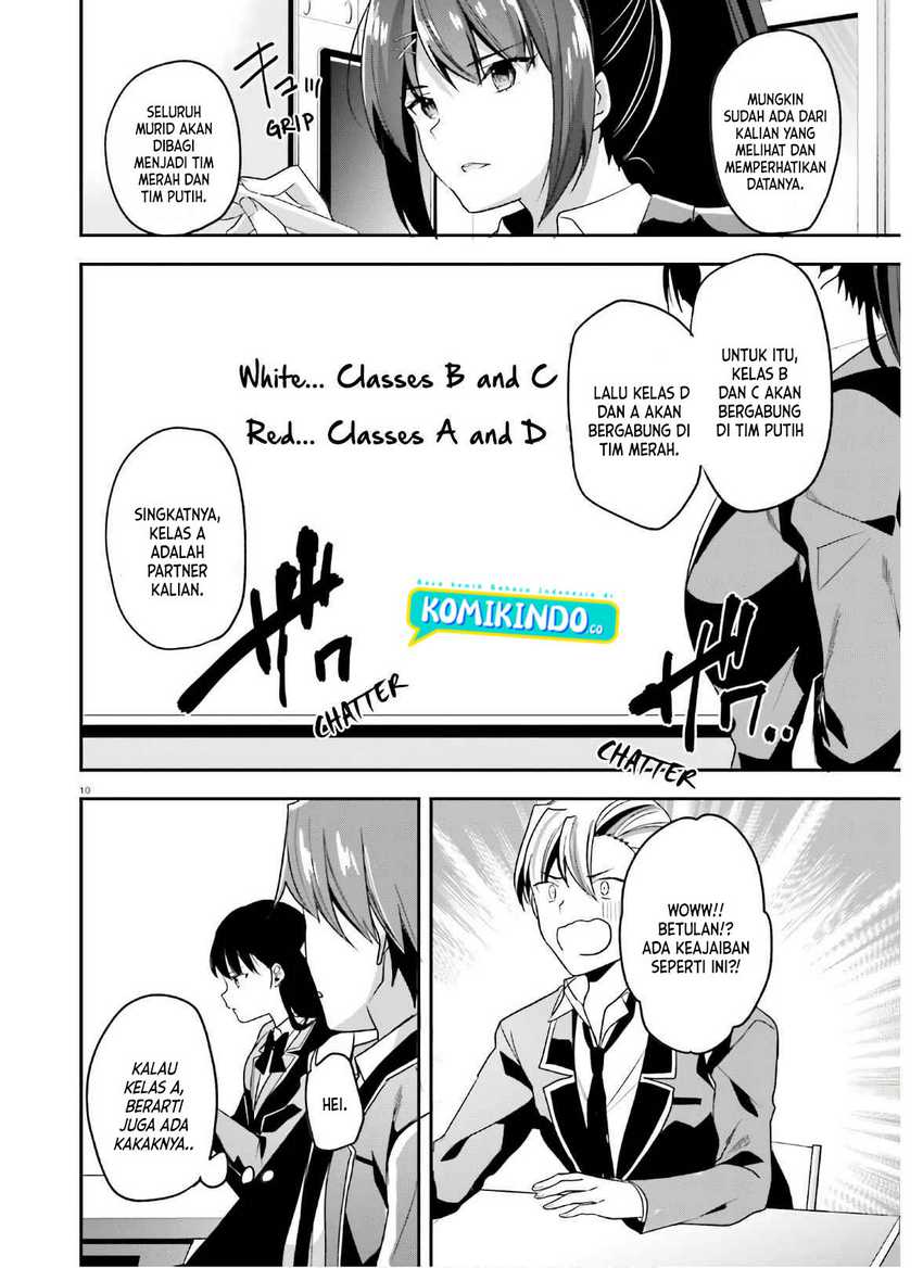 Youkoso Jitsuryoku Shijou Shugi no Kyoushitsu e Chapter 56 Gambar 11