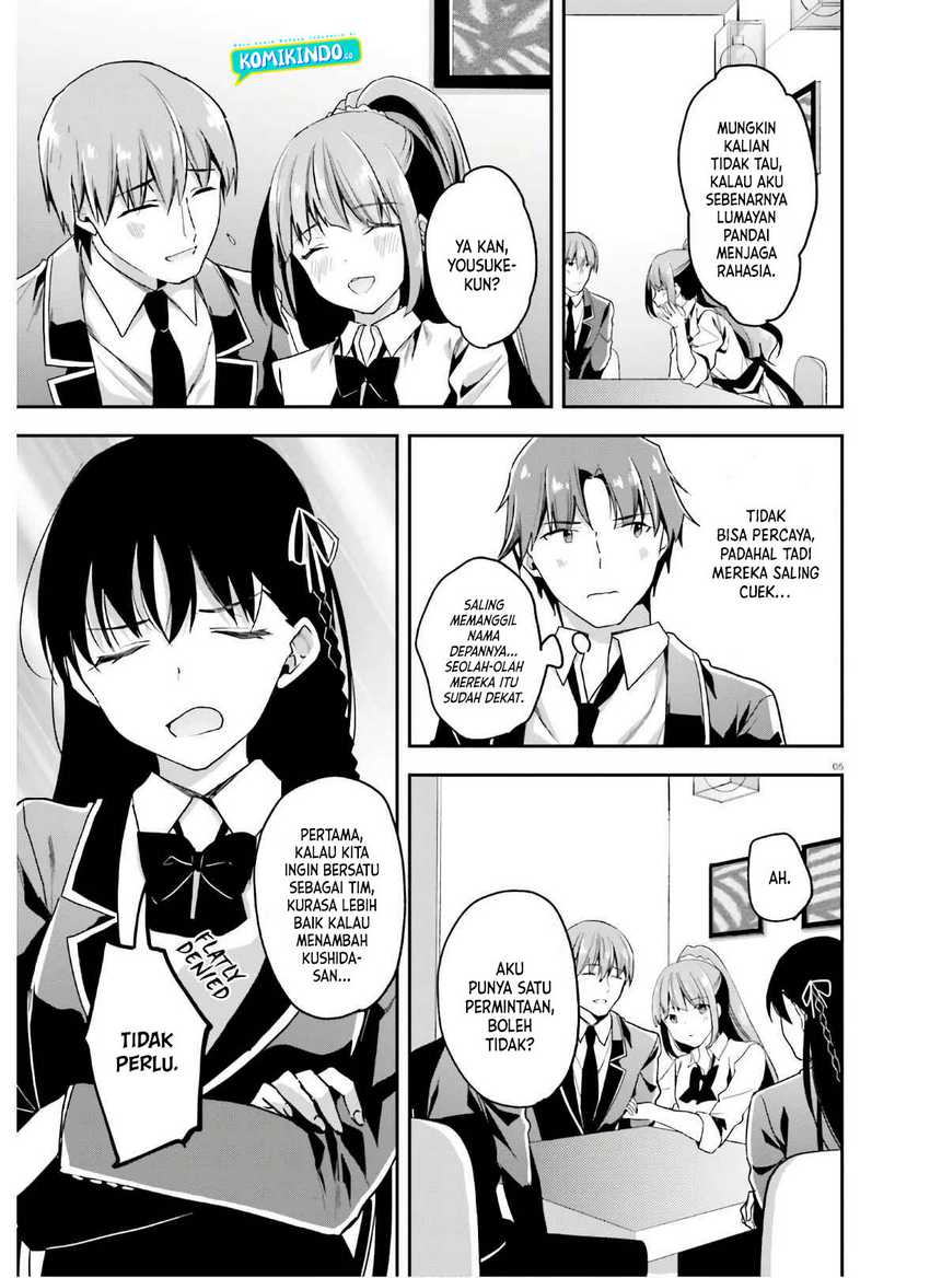 Youkoso Jitsuryoku Shijou Shugi no Kyoushitsu e Chapter 56 Gambar 6