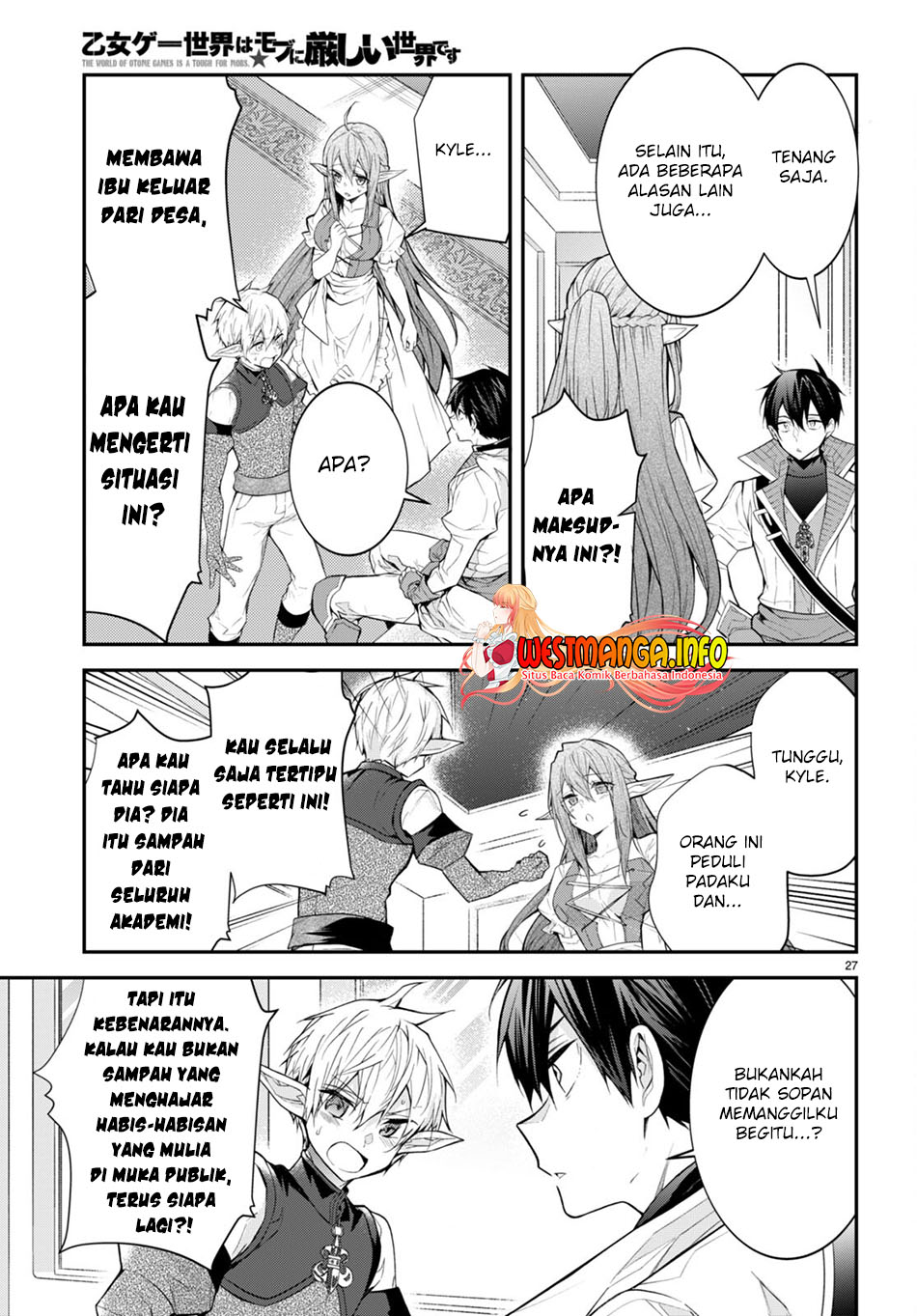 Otome Game Sekai wa Mob ni Kibishii Sekai Desu Chapter 44 Gambar 31