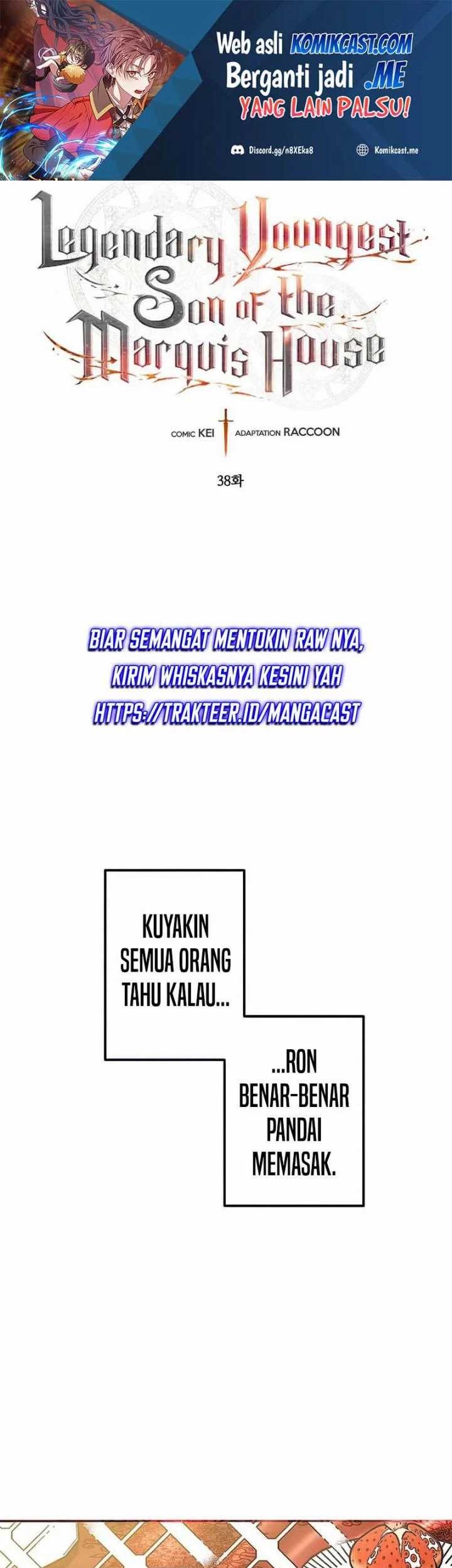 Baca Manhwa Legendary Youngest Son of the Marquis House Chapter 38 Gambar 2