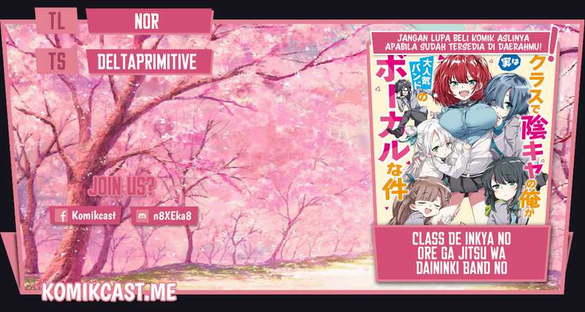 Baca Komik Class de Inkya no Ore ga Jitsu wa Daininki Band no Vocal na Ken Chapter 14 Gambar 1