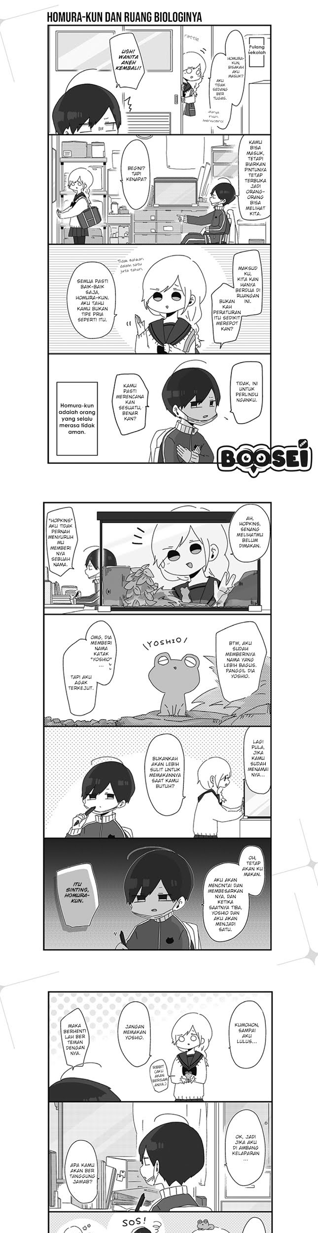 Baca Manga Homura-sensei wa Tabun Motenai Chapter 03 Gambar 2