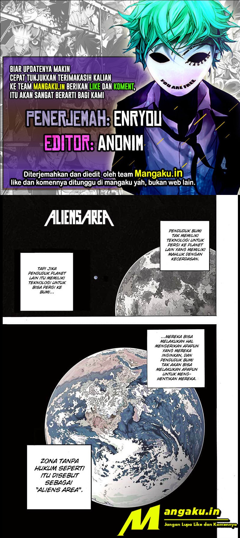 Baca Komik Aliens Area Chapter 01.1 Gambar 1