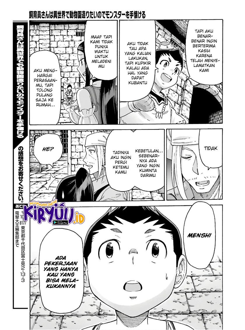 Shiikuin-san wa Isekai de Doubutsuen Tsukuritainode Monsutaa wo Tenazukeru Chapter 09 Gambar 29