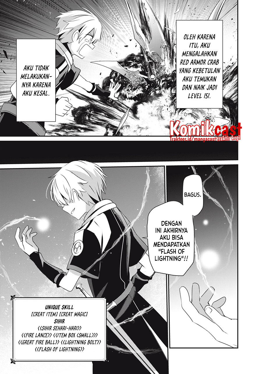Teihen Boukensha da kedo Mahou wo Kiwamete Miru Koto ni Shita. Munou Skill kara Kami Skill ni Shinka Shita “Mahou Souzou” to “Item Sakusei” de Musou Suru Chapter 08.1 Gambar 8