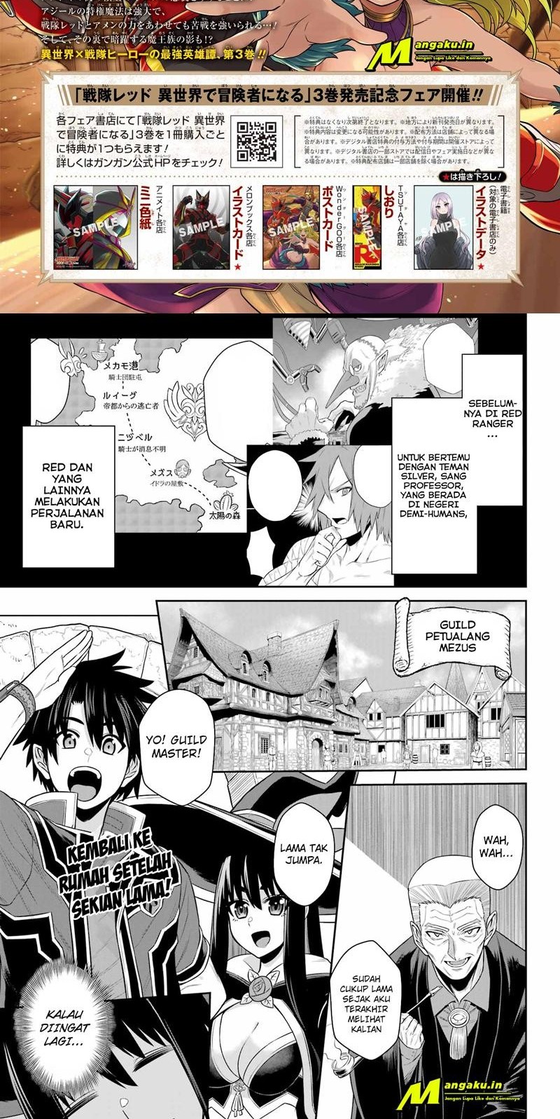 Baca Manga The Red Ranger Becomes an Adventurer in Another World Chapter 17.1 Gambar 2