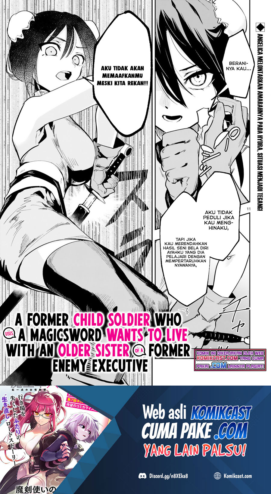 Baca Manga Maken Tsukai no Moto Shounen Hei wa, Moto Teki Kanbu no Onee-san to Issho ni Ikitai Chapter 03.2 Gambar 2