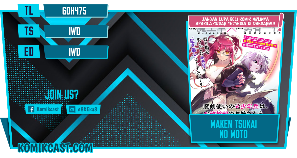 Baca Komik Maken Tsukai no Moto Shounen Hei wa, Moto Teki Kanbu no Onee-san to Issho ni Ikitai Chapter 02.2 Gambar 1