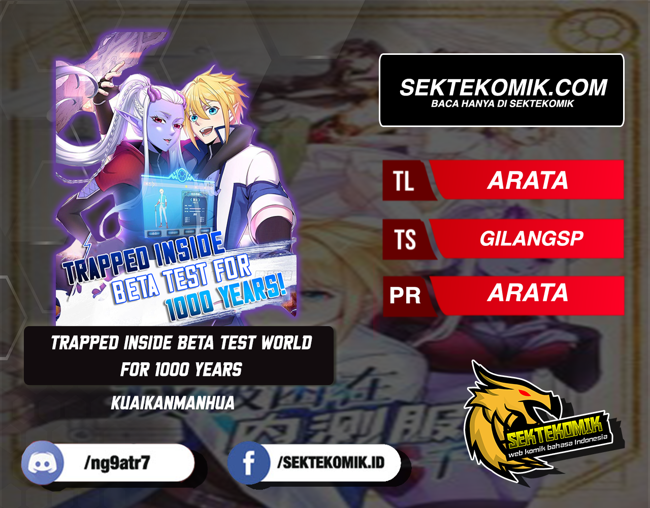 Baca Komik Trapped Inside the Beta Test World for 1000 Years Chapter 15 Gambar 1