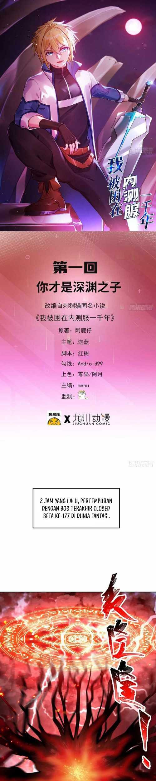 Baca Manhua Trapped Inside the Beta Test World for 1000 Years Chapter 01 Gambar 2