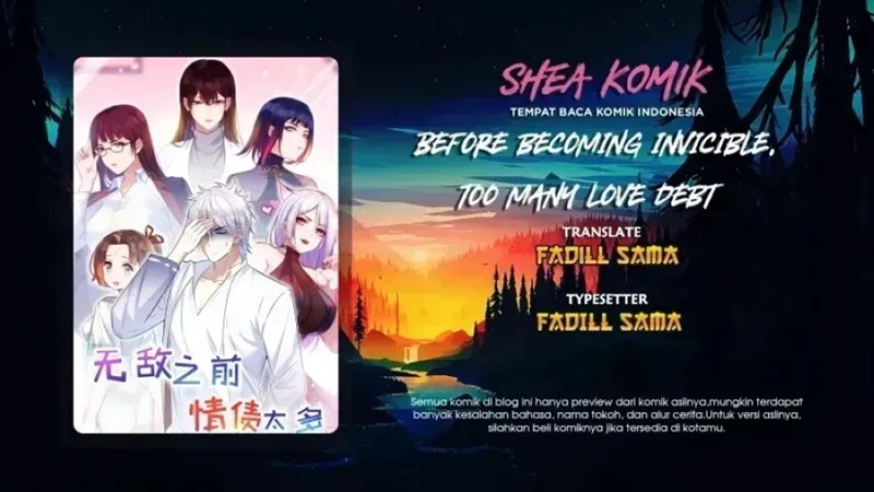 Baca Komik Before Becoming Invincible, Too Many Love Chapter 08 Gambar 1