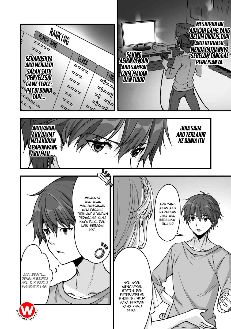 Eroge Yattetara Isekai ni Tensei shita no de Bishoujo Maou o Doreika suru Chapter 01 Gambar 3