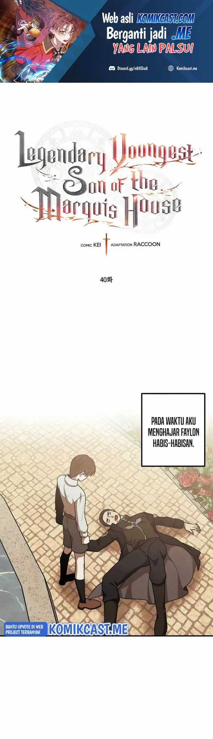 Baca Manhwa Legendary Youngest Son of the Marquis House Chapter 40 Gambar 2