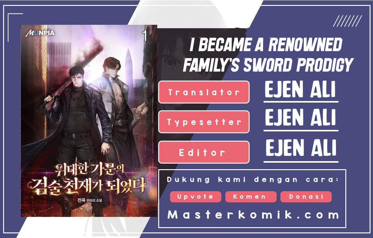 Baca Komik I Became a Renowned Family’s Sword Prodigy Chapter 14 Gambar 1