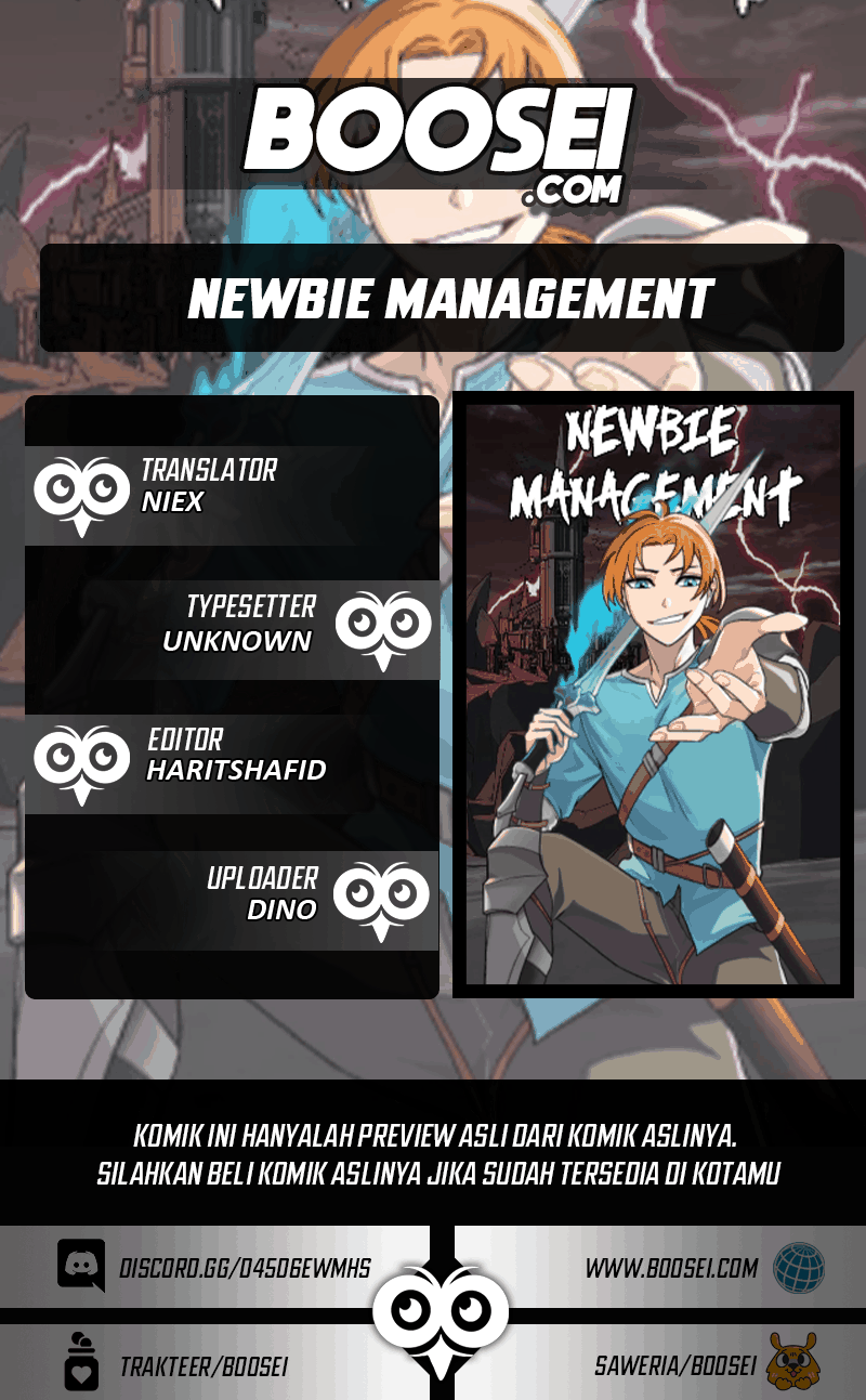 Baca Komik Newbie Management Chapter 03 Gambar 1