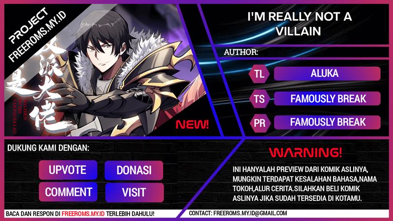 Baca Komik I’m Really Not The Villain Chapter 01 Gambar 1