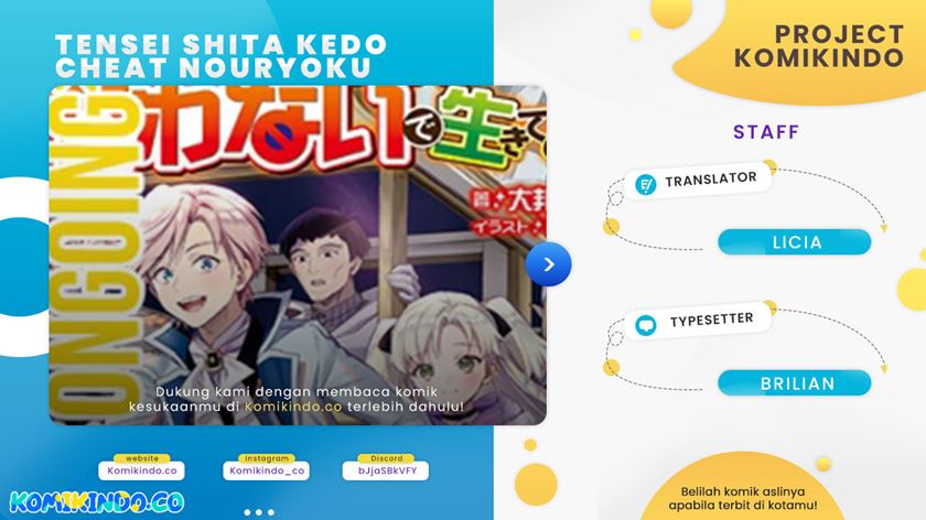 Baca Komik Tensei Shita Kedo Cheat Nouryoku wo Tsukawanai De Ikite Miru Chapter 04.1 Gambar 1