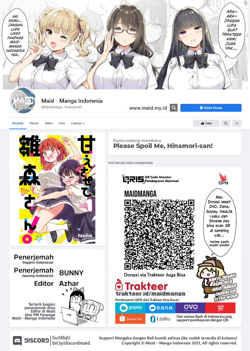 Baca Manga Please Spoil Me, Hinamori-san! Chapter 08 Gambar 2