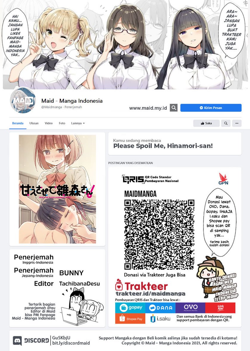 Baca Manga Please Spoil Me, Hinamori-san! Chapter 06 Gambar 2