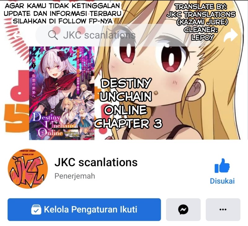 Destiny Unchain Online Chapter 03 Gambar 33