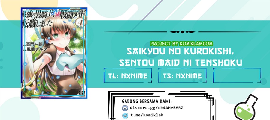Baca Komik Saikyou no Kurokishi Sentou Maid ni Tenshoku shimashita Chapter 06 Gambar 1