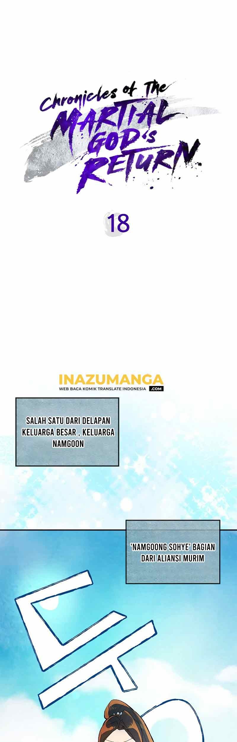 Baca Manhwa Chronicles Of The Martial God’s Chapter 18 Gambar 2