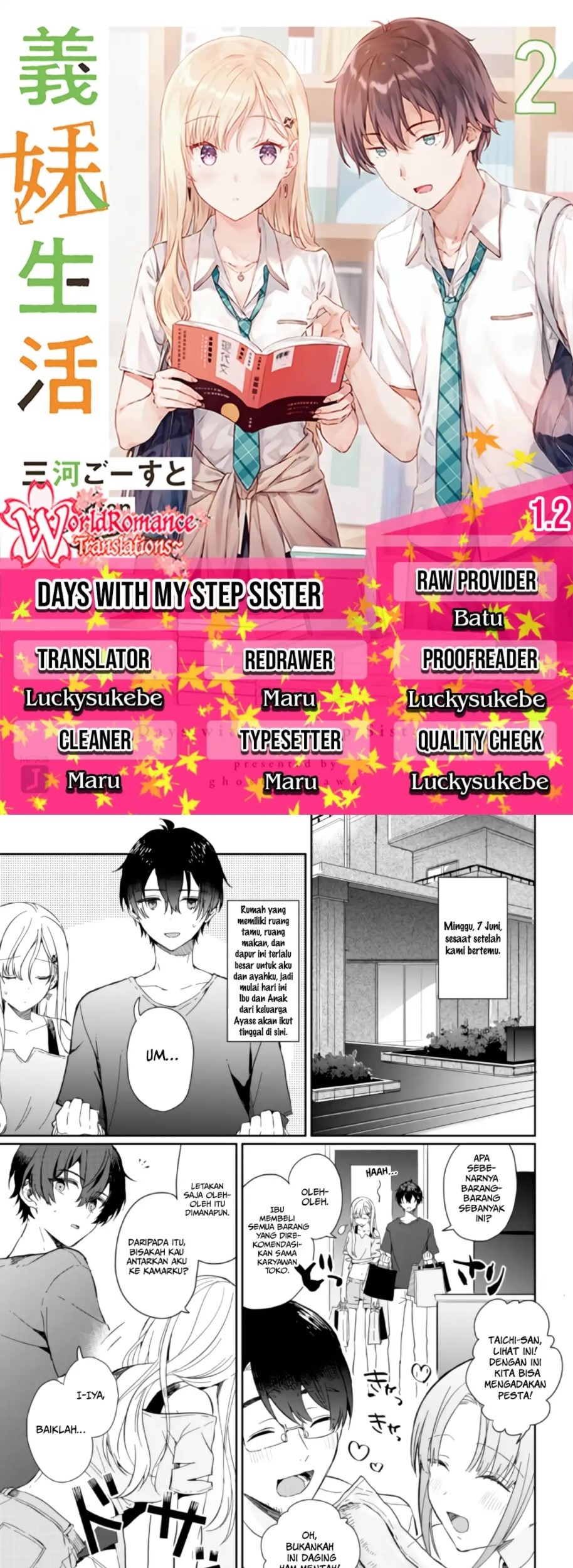 Baca Komik Gimai Seikatsu Chapter 01.2 Gambar 1