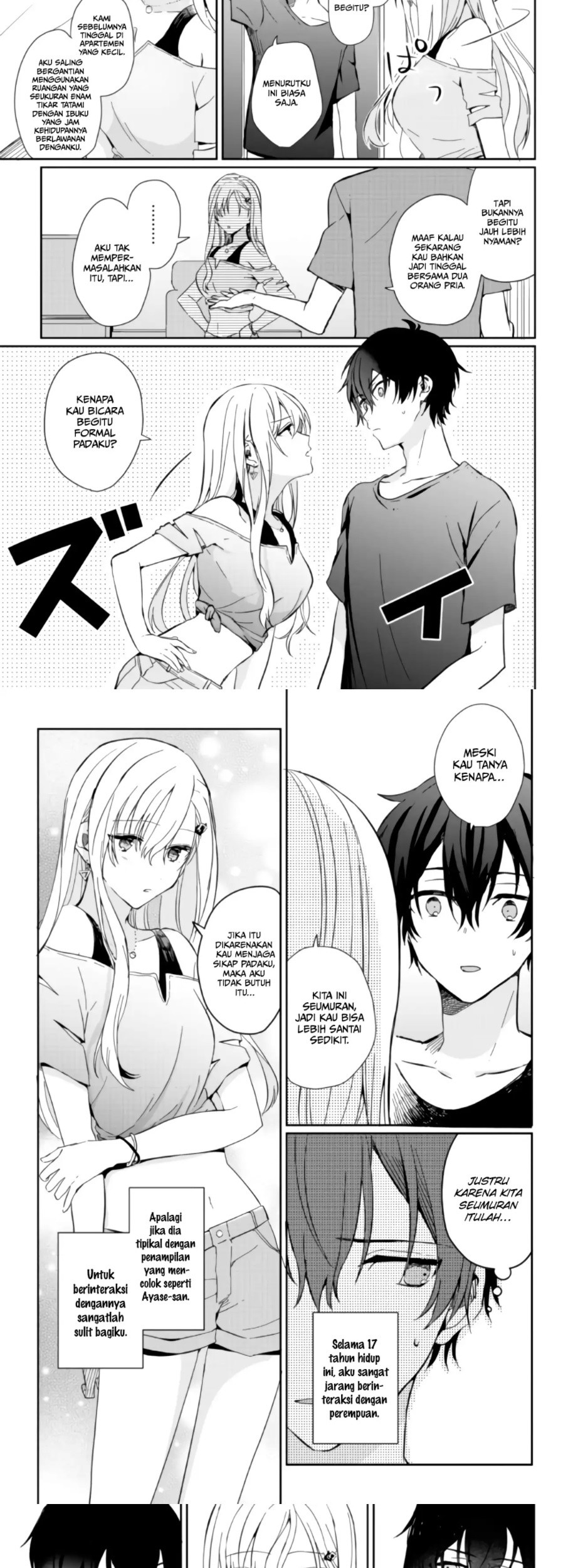 Gimai Seikatsu Chapter 01.2 Gambar 3